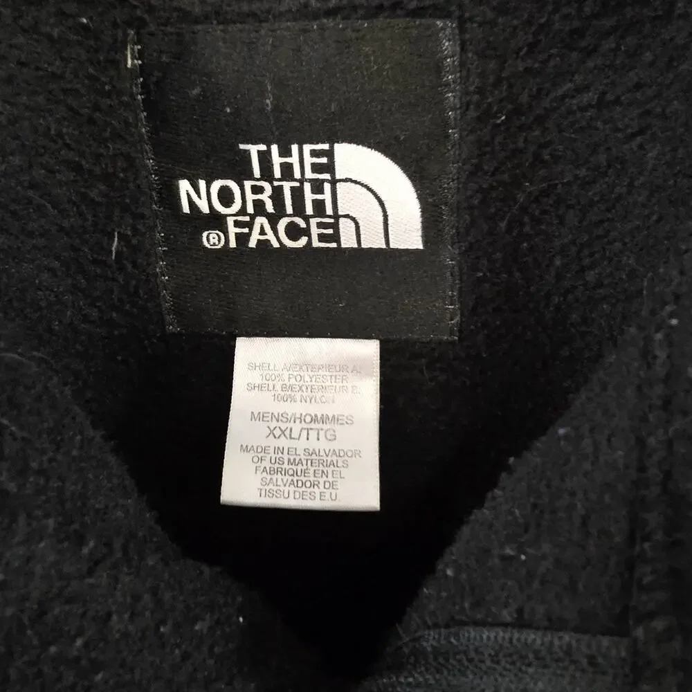 Vtg 90s The North Face Denali Jacket Mens XXL Black Polartec Fleece Full Zip